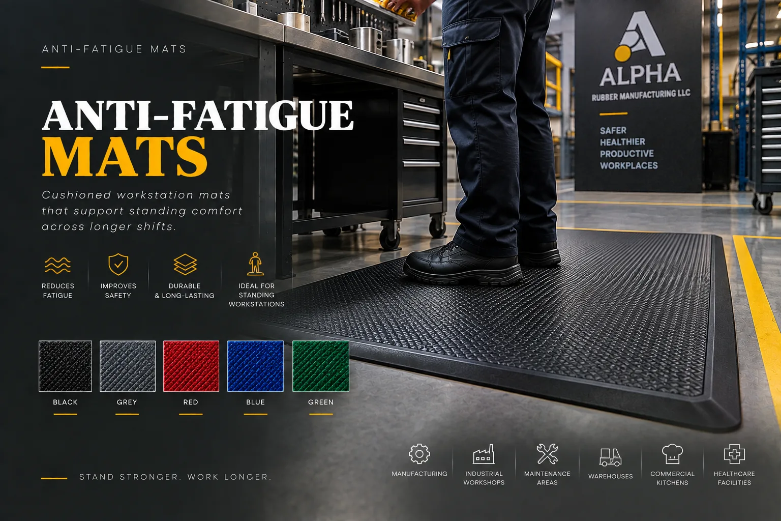 Anti-Fatigue Mats product in its intended application
