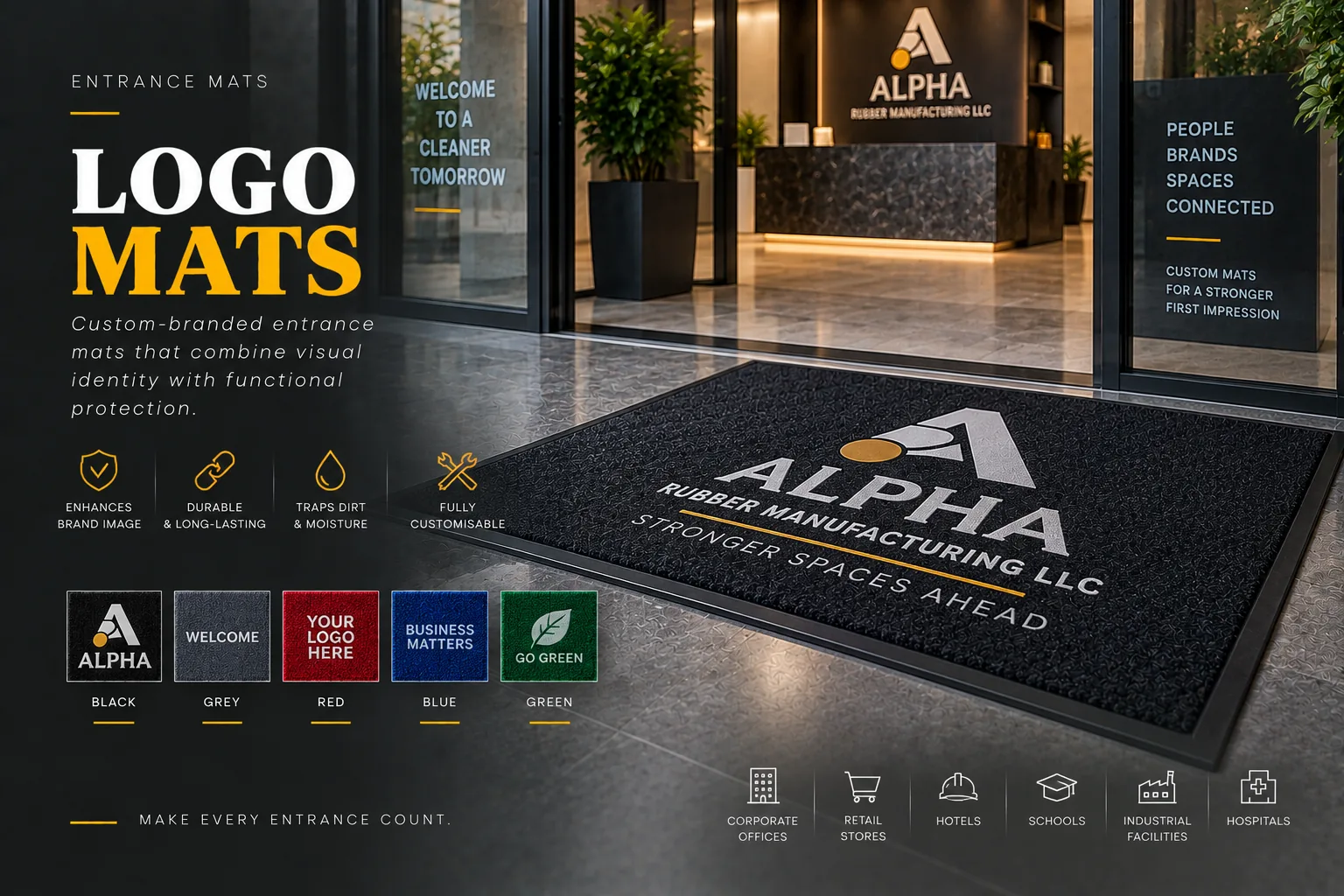 Logo Mats product in its intended application