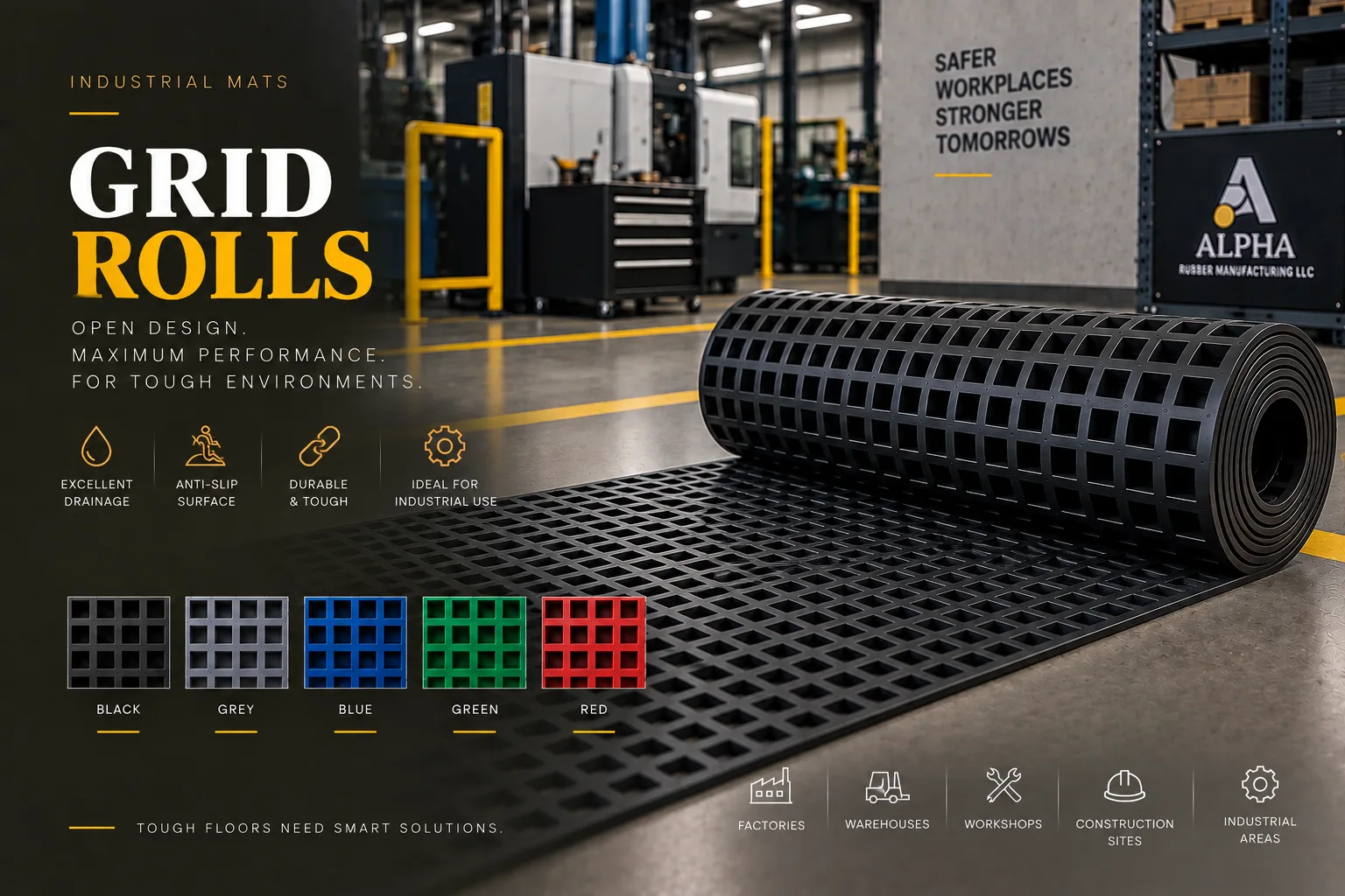 Grid Rolls product in its intended application