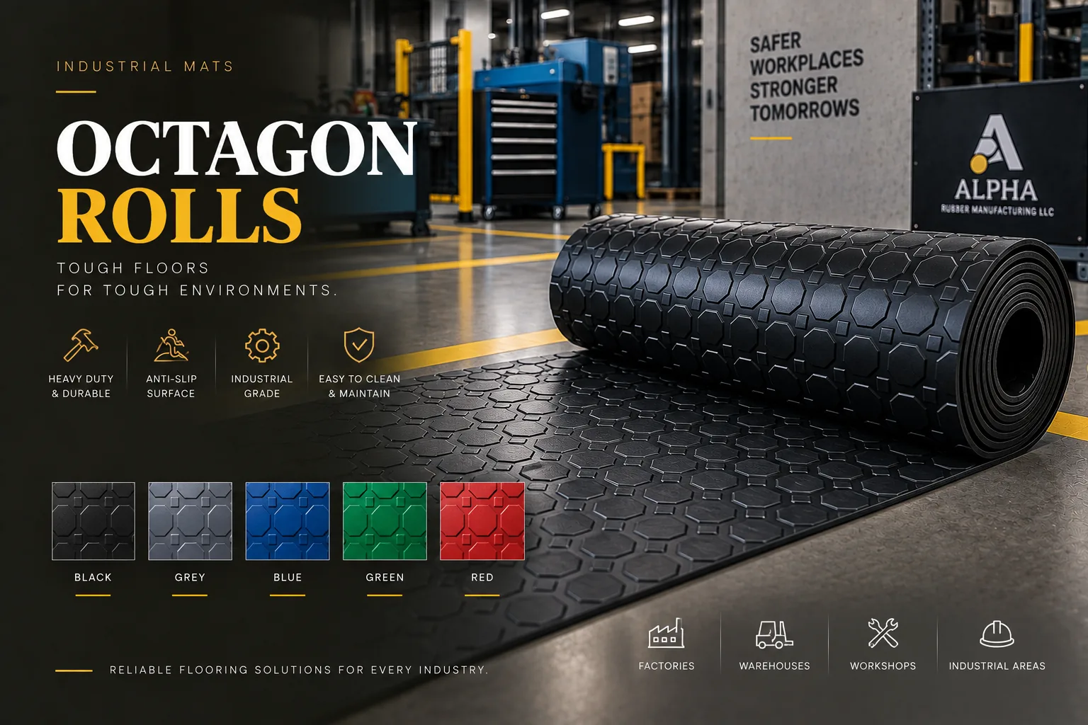 Octagon Rolls product in its intended application
