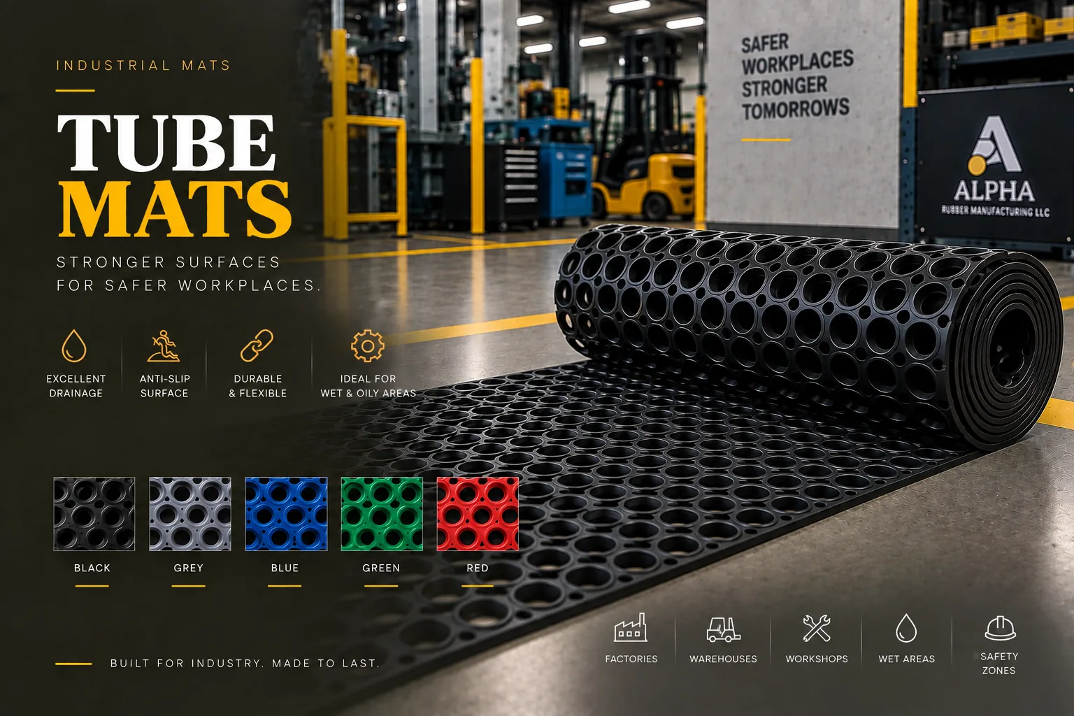 Tube Mats product in its intended application
